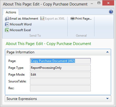 Microsoft Dynamics NAV - Copy Purchase Document - About This Page